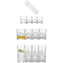 Schott Zwiesel Barglazenset Show 17-delig - Longdrink-, Whiskey- & Shotglazen met Rietjes
