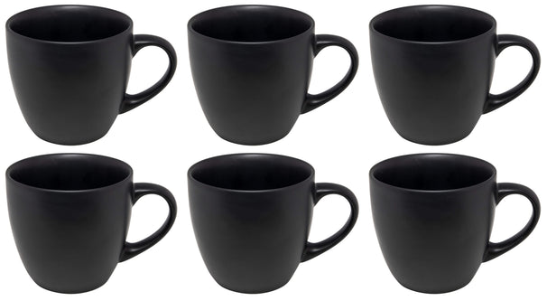 Studio Tavola Tazas de café Black Tie 200 ml - 6 piezas