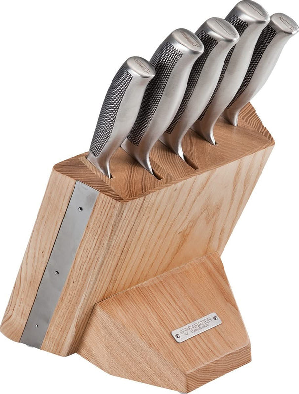 Bloque de cuchillos Diamant Sabatier Riyouri de madera 6 piezas