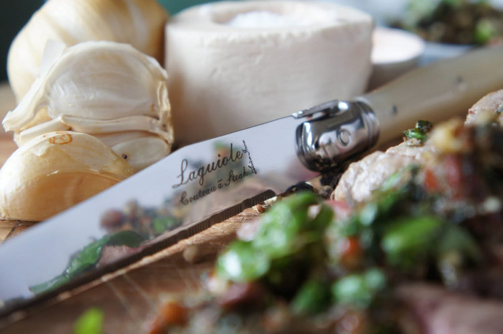 Laguiole Style de Vie Steak knives Premium Line Pearl - 6 pieces