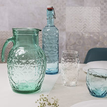 Botella con cierre / tarro Weck Bormioli Rocco Oriente - Azul - 1 litro