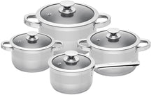 Sola Cookware Set Furore 4-Piece Stainless Steel Saucepan ø 16, 18, 20 cm & Saucepan ø 16 cm - suitable for all heat sources