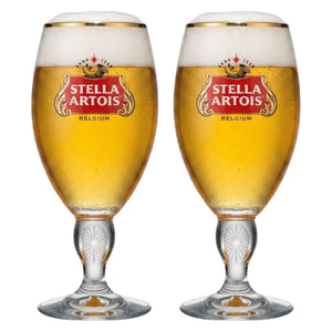 Stella Artois vasos de cerveza - Cáliz - 330 ml - 2 piezas