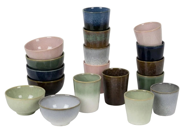 Studio Tavola Coffee & Breakfast Set Wind 18-Piece - 6 Coffee Cups, 6 Cappuccino Cups & 6 Bowls