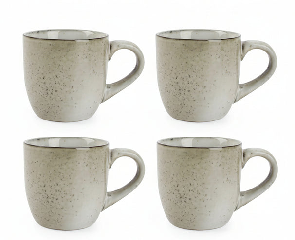 Salt & Pepper Coffee Cups Artisan Green 220 ml - 4 Pieces