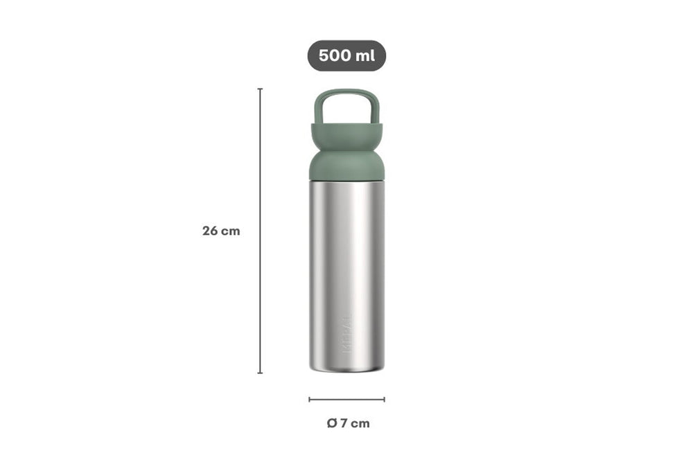 Mepal Taza Térmica con Filtro para Té Ellipse Nordic Black - 500 ml