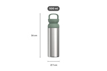 Mepal Taza Térmica con Filtro para Té Ellipse Nordic Black - 500 ml