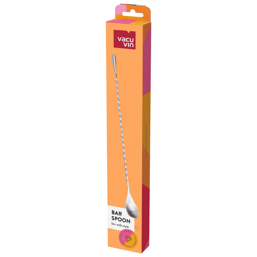 Vacu Vin Cocktail Spoon / Bar Spoon - Stainless Steel - 33 cm