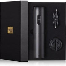 Vacu Vin Electric Wine Opener + Foil Cutter - Black