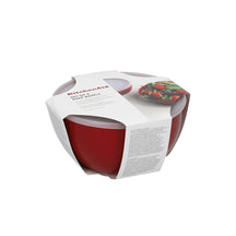 Recipientes para conservar / Cuencos Core Rojo Emperador - con tapas - 4 piezas