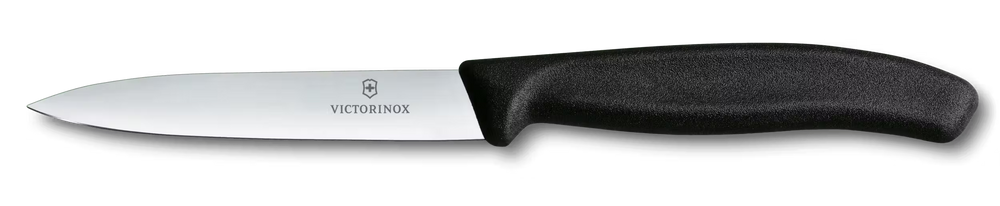Victorinox Paring Knife Set Swiss Classic Black 3-piece - Tomato Knife, Utility Knife & Paring Knife
