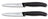 Victorinox Paring Knife Set Swiss Classic Black 2-piece - Serrated & Smooth Paring Knife