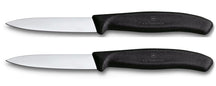 Victorinox Paring Knives Swiss Classic Black - 8 cm - 2 pieces