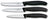 Victorinox Paring Knife Set Swiss Classic Black 3-piece - Tomato Knife, Utility Knife & Paring Knife