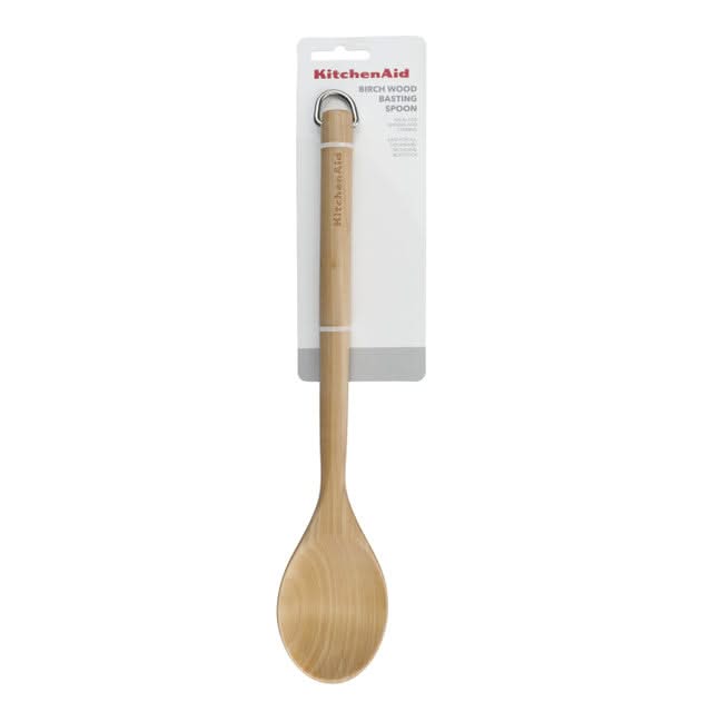 KitchenAid Serving Spoon Core Birchwood 33 cm - Basting spoon - Non-Stick Safe