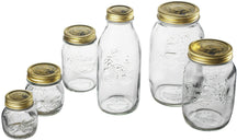 Bormioli Rocco tarros de conserva Quattro Stagioni - ø 11 cm / 1 litro - 6 unidades