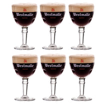 Vasos de cerveza Westmalle Trappist - 330 ml - 6 piezas