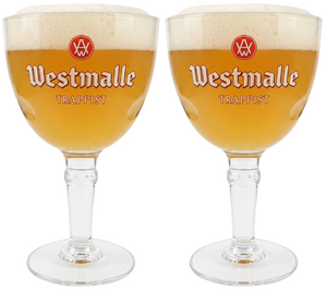 Vasos de cerveza Westmalle Trappist - 330 ml - 2 piezas