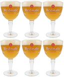Vasos de cerveza Westmalle Trappist - 330 ml - 6 piezas