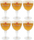 Vasos de cerveza Westmalle Trappist - 330 ml - 6 piezas