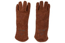 White Fire BBQ Gloves / Oven Gloves Leather - Brown - 2 pieces