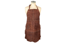 White Fire BBQ delantal cuero - marrón - ajustable
