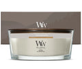 WoodWick Set de Regalo Vela Aromática Ellipse Fireside - Vela en Vidrio - Mecha de Madera