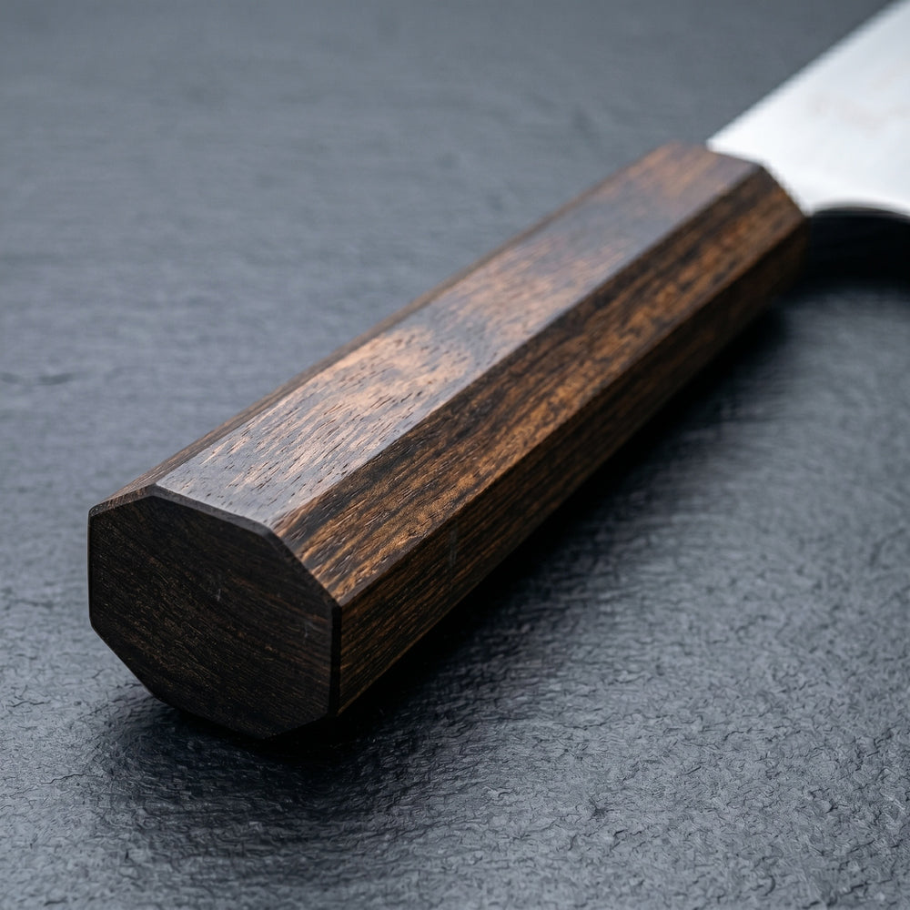 Yaxell Carving knife Hana 23 cm - 3 layer stainless steel - dark brown Pakka wood handle
