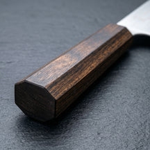 Yaxell Carving knife Hana 23 cm - 3 layer stainless steel - dark brown Pakka wood handle