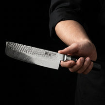 Yaxell Nakiri knife Zen 16.5 cm - 37-ply stainless damascus steel - canvas Micarta handle