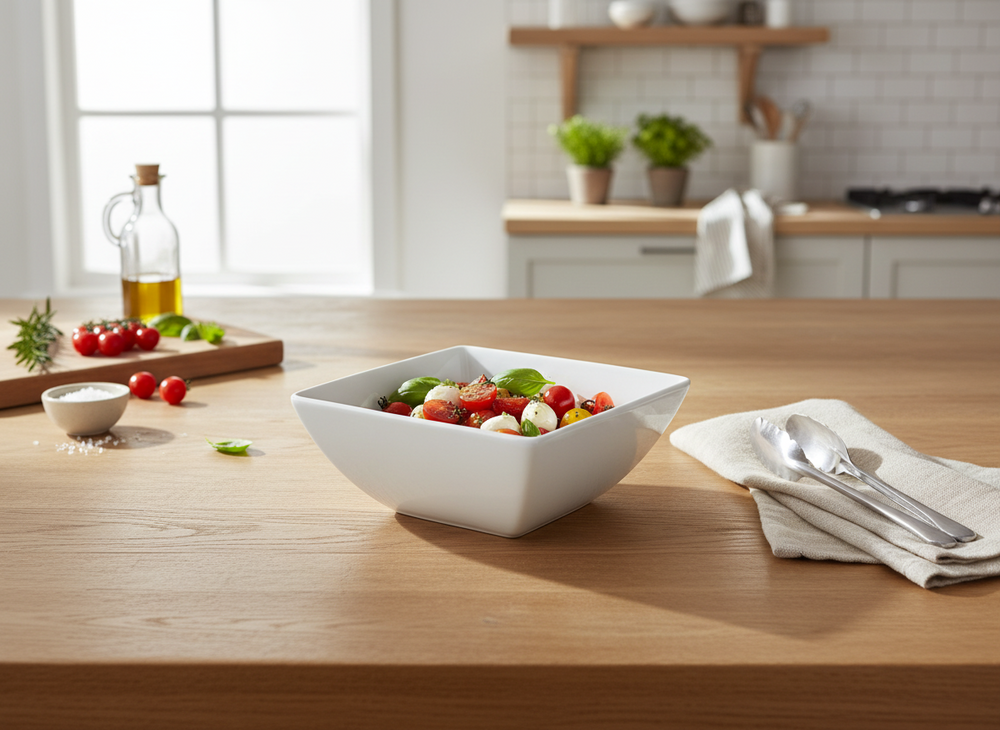 BonBistro bowl Yong Squito 14 x 14 cm - White - 6 pieces