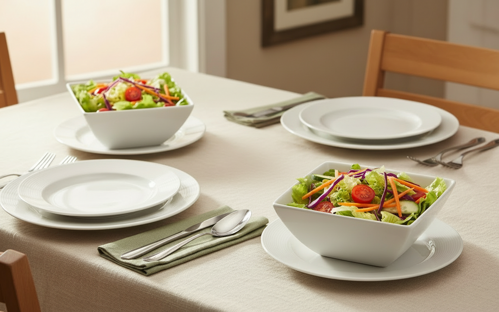 BonBistro Salad bowl Yong Squito 23 x 23 cm - 2 pieces