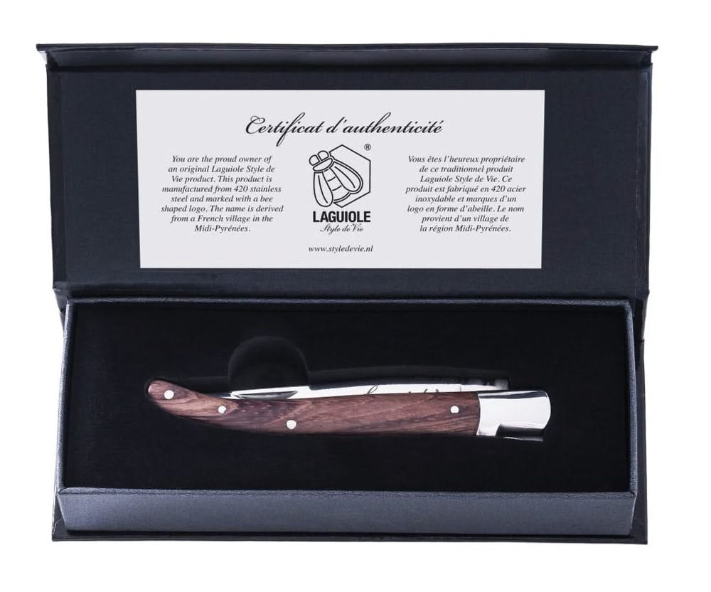 Laguiole Style de Vie Pocket knife rosewood