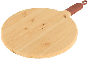ZiiPa Tabla de servir / Tabla para pizza Sora Madera de haya Terracota - ø 31 cm