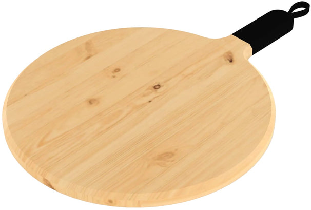ZiiPa Tabla de servir / Tabla de pizza Sora Madera de haya Antracita - ø 31 cm