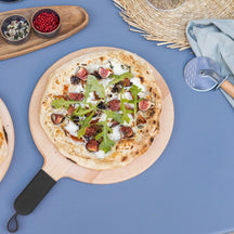 ZiiPa Serving Board / Pizza Board Sora Beechwood Anthracite - ø 31 cm