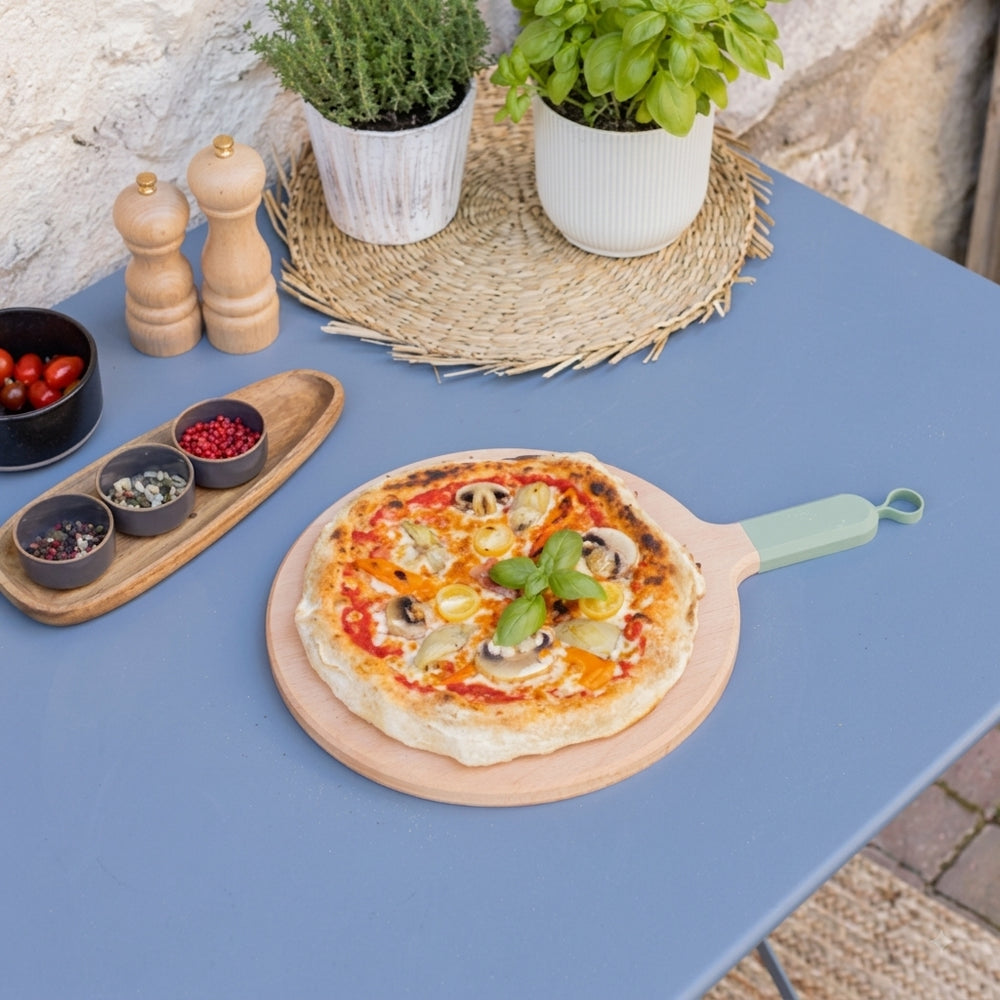 ZiiPa Serving Board / Pizza Board Sora Beechwood Eucalyptus - ø 31 cm