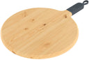 ZiiPa Serving Board / Pizza Board Sora Beechwood Slate- ø 31 cm