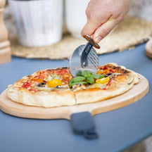 ZiiPa Serving Board / Pizza Board Sora Beechwood Slate- ø 31 cm