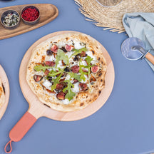 ZiiPa Serving Board / Pizza Board Sora Beechwood Terracotta - ø 31 cm