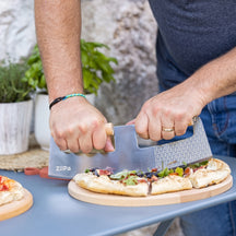 ZiiPa Serving Board / Pizza Board Sora Beechwood Terracotta - ø 31 cm