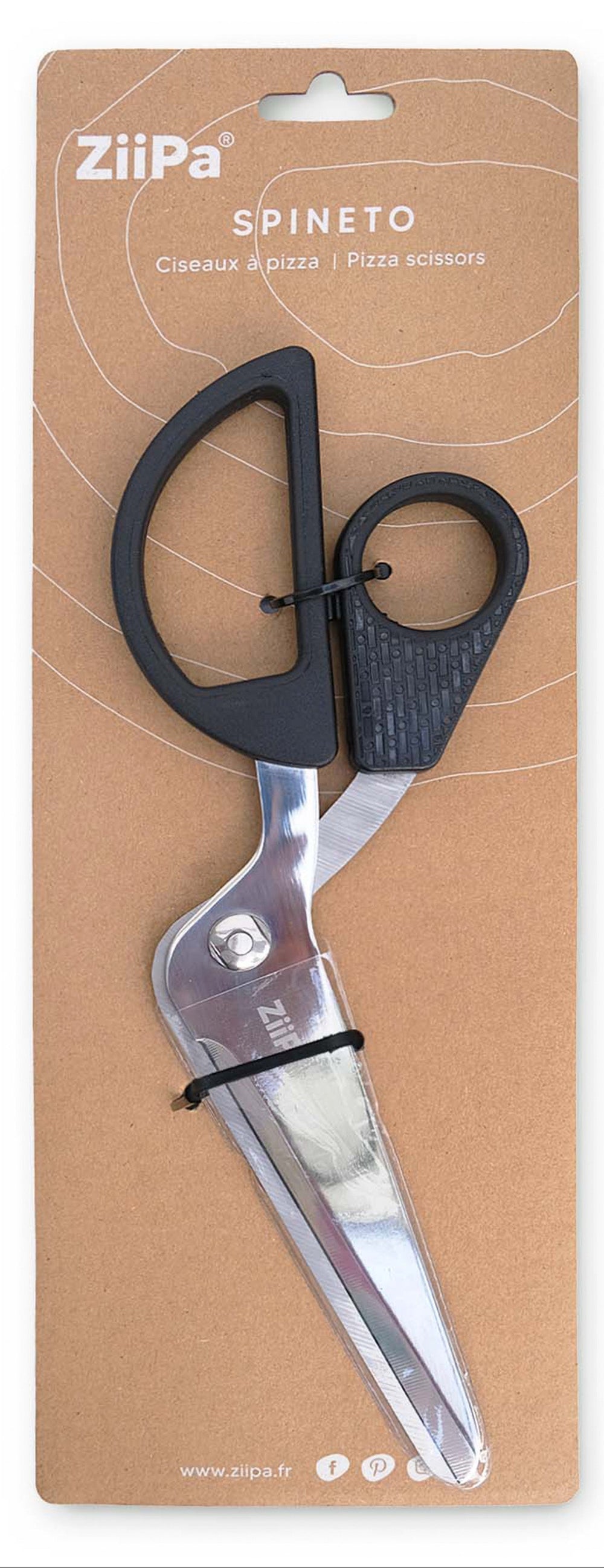 Ziipa Spinetto Pizza Scissors - 25 cm