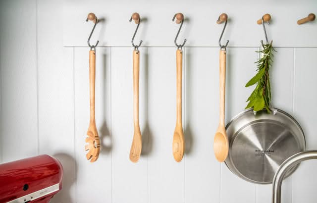 Set de utensilios de cocina Core Madera de abedul 4 piezas